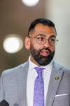 MIKE DEAL / FREE PRESS
                                Leader of the Opposition Obby Khan