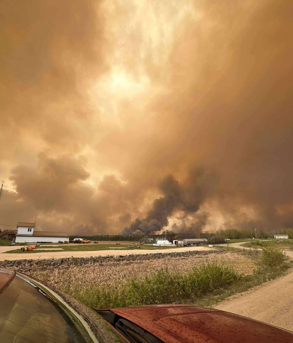 SUPPLIED
                                       A Sherridon councillor said 10 community firefighters and a sprinkler system are the only line of defence against the blaze.