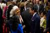 ADRIAN WYLD / THE CANADIAN PRESS
                                Manitoba Premier Wab Kinew (right) speaks with former Assembly of First Nations chief Perry Bellegarde ahead of Tuesday’s throne speech.
