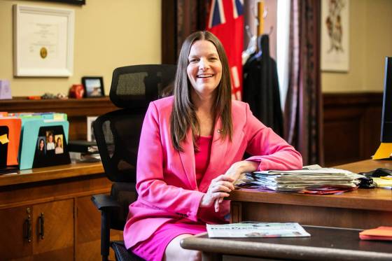 Education minister Tracy Schmidt says with many kids wanting to be content creators, ‘we need to make sure that they are being responsible actors.’ 9Mikaela MacKenzie / Free Press)