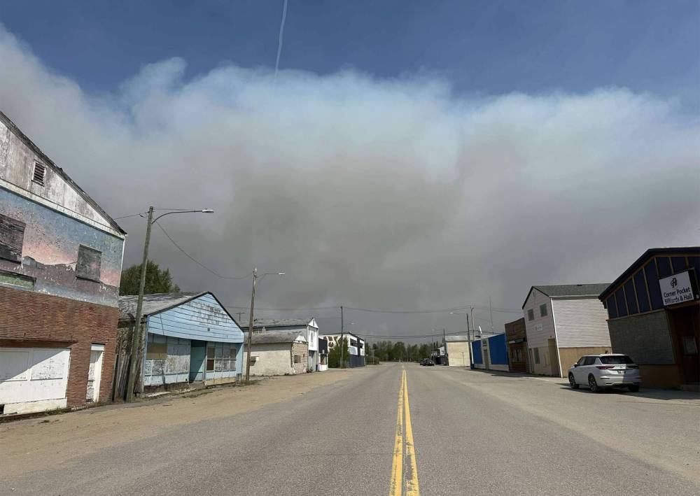 TRISTEN DUROCHER PHOTO
The view from Lynn Lake’s Sherritt Avenue Wednesday afternoon.