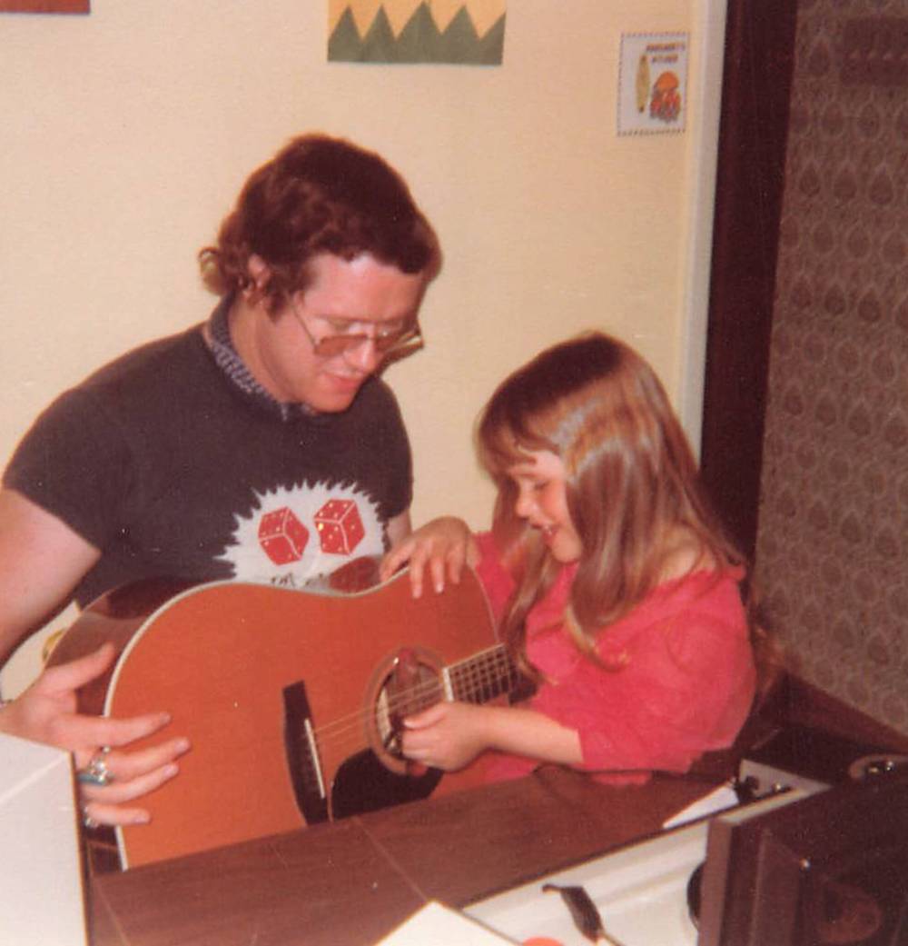 SUPPLIED
Terry and daughter Shauna in the mid-‘70s in the family home.