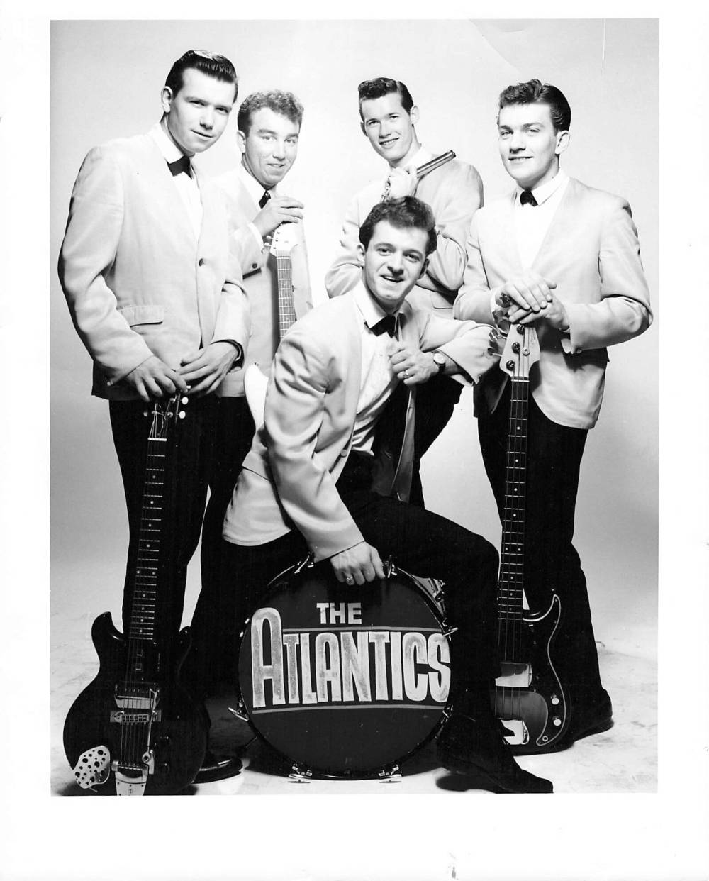 SUPPLIED
Terry (second from right) as a member of The Atlantics, one of a number of bands he played in.