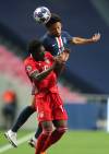 Miguel A. Lopes / THE ASSOCIATED PRESS FILES
                                Marquinhos (right) challenges for the ball in Paris Saint-Germain’s last Champions League Final appearance. PSG’s captain said he knew it would take time for the team to rebuild after the 2020 loss to Bayern Munich.