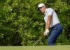 Cameron Champ of the USA chips onto the first green of the second round of the Canadian Open golf in Caledon, Ont., Friday, June 6, 2025. THE CANADIAN PRESS/Frank Gunn