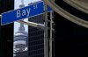 The Bay Street Financial District is shown next to the CN Tower in Toronto on Friday, Aug. 5, 2022. THE CANADIAN PRESS/Nathan Denette
