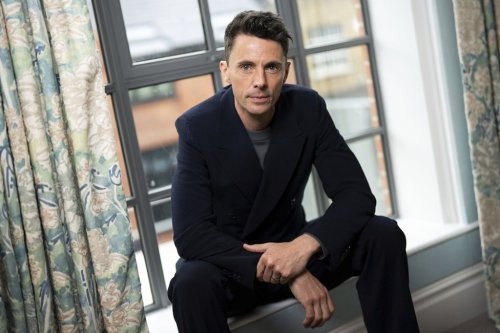 Matthew Goode poses for portrait photographs to promote the television series 