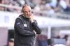 Heidenheim coach Frank Schmidt watches the game during the German Bundesliga soccer match between 1. FC Heidenheim and Werder Bremen at Voith-Arena in Heidenheim, Germany, Saturday May 17, 2025. (Harry Langer/dpa via AP)