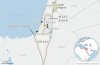 This is a locator map of Israel and the Palestinian Territories. (AP Photo)