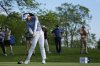 Jeeno Thitikul, of Thailand, hits from the sixth tee during the first round of the Mizuho Americas Open LPGA golf tournament, Thursday, May 8, 2025, in Jersey City, N.J. (AP Photo/Seth Wenig)