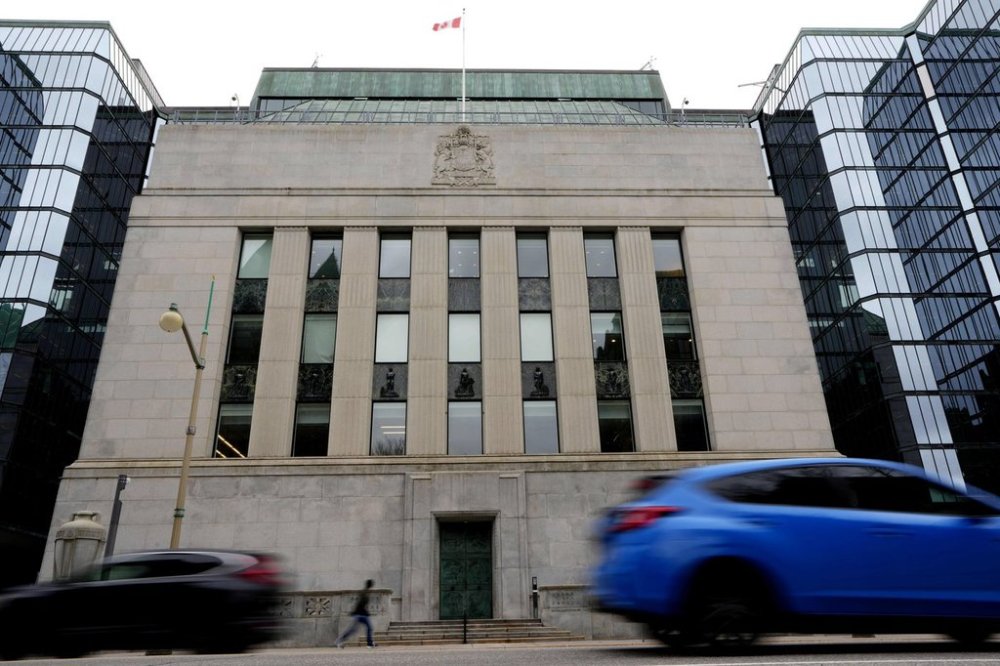 The Bank of Canada is seen in Ottawa, on Wednesday, April 16, 2025. Some economists say April inflation data raises the odds of an interest rate hold from the central bank. THE CANADIAN PRESS/Justin Tang