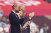 Britain's Prince William attends the opening ceremony of the final match between Crystal Palace and Manchester City at the English FA Cup soccer tournament at Wembley stadium in London, Saturday, May 17, 2025. (AP Photo/Kirsty Wigglesworth)