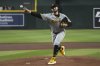 Pittsburgh Pirates pitcher Paul Skenes throws against the Arizona Diamondbacks in the first inning during a baseball game, Wednesday, May 28, 2025, in Phoenix. (AP Photo/Rick Scuteri)
