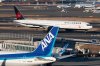 An Air Canada aircraft taxis after landing at Tokyo's Haneda airport on Jan. 4, 2025. THE CANADIAN PRESS/Craig Wong