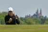 Maja Stark, of Sweden, putts on the seventh hole during the third round of the U.S. Women's Open golf tournament at Erin Hills Saturday, May 31, 2025, in Erin, Wis. (AP Photo/Matt York)