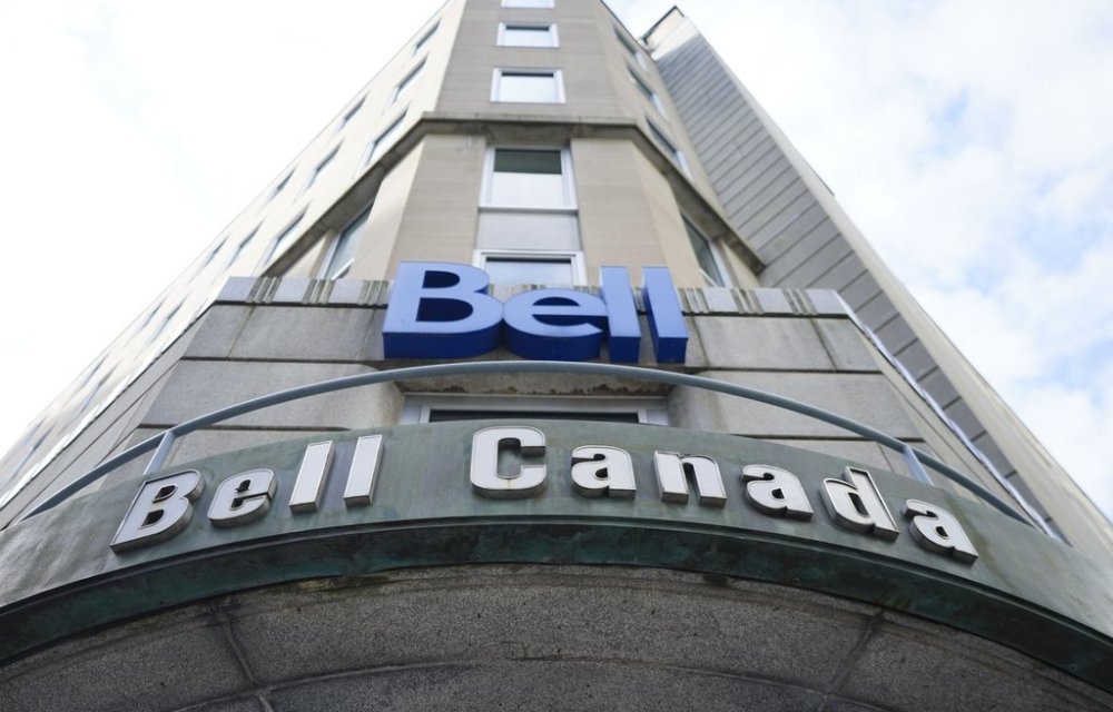 Bell Canada signage is pictured in Ottawa on Wednesday Sept. 7, 2022. Bell Canada is renewing its push for the federal telecommunications regulator to block competitors from being able to resell fibre internet service on its network. THE CANADIAN PRESS/Sean Kilpatrick