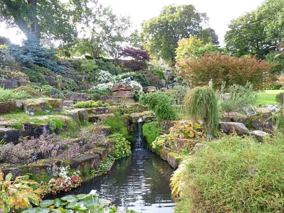 The terraced rock gardens at RHS Garden Wisley. (Mick Manfield photo)