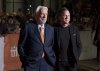 Father and son Donald, left, and Kiefer Sutherland pose on the red carpet for the film 