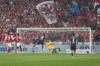 PSG's Bradley Barcola (29) scores his side's opening goal during the French Cup soccer final between Paris Saint-Germain and Reims at the Stade de France stadium in Saint-Denis, outside Paris, Saturday, May 24, 2025. (AP Photo/Aurelien Morissard)