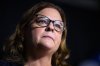 Manitoba Progressive Conservative leader Heather Stefanson announces her resignation as party leader during a speech at the PC election night party in Winnipeg on Tuesday, Oct. 3, 2023. Manitoba's ethics commissioner says Stefanson and two of her cabinet ministers acted improperly by pushing for the approval of a silica sand mining project. THE CANADIAN PRESS/Daniel Crump.