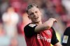 FILE -Leverkusen's Florian Wirtz reacts disappointed during the German Bundesliga soccer match between Bayer Leverkusen and Union Berlin at the BayArena in Leverkusen, Germany, April 12, 2025. (AP Photo/Martin Meissner, File)