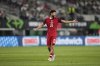 Canada midfielder Jonathan Osorio reacts to play during an international friendly soccer match against Mexico Tuesday, Sept. 10, 2024, in Arlington, Texas. (AP Photo/Tony Gutierrez)