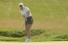 Maja Stark, of Sweden, putts on the 18th hole during the fourth round of the U.S. Women's Open golf tournament at Erin Hills Sunday, June 1, 2025, in Erin, Wis. (AP Photo/Matt York)