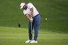 Jhonattan Vegas, of Venezuela, hits from the fairway on the 18th hole during the second round of the PGA Championship golf tournament at the Quail Hollow Club, Friday, May 16, 2025, in Charlotte, N.C. (AP Photo/George Walker IV)