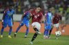 FILE -Egypt's Mostafa Mohamed scores his side's first goal with a penalty kick during the African Cup of Nations Round of 16 soccer match between Egypt and DR Congo, at the Laurent Pokou stadium in San Pedro, Ivory Coast, Jan. 28, 2024. 2024. (AP Photo/Sunday Alamba, File)