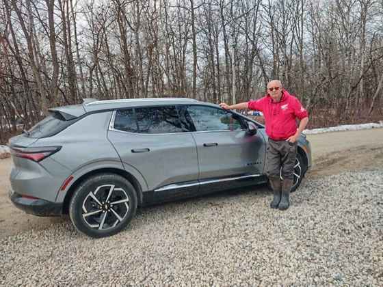 Dauphin resident John Kolisnyk with his 2025 Chevrolet Equinox (Supplied)
