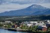 Firefighters from Prince Edward Island are joining the Yukon wildfire fight. A view of downtown Whitehorse, Yukon is shown on Monday, June 24, 2024. THE CANADIAN PRESS/Mike Thomas