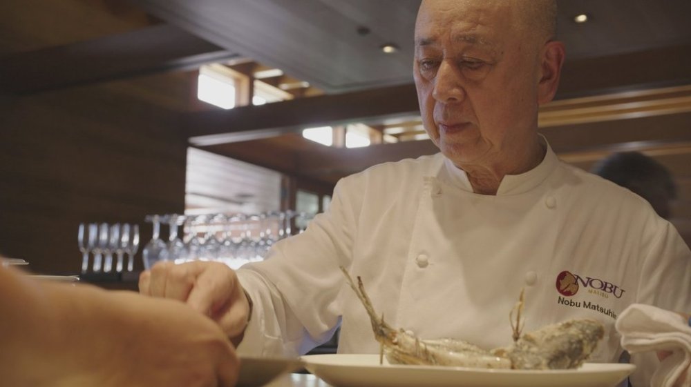 This image released by Vertical Entertainment shows chef Nobuyuki Matsuhisa in a scene from the documentary