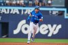 Toronto Blue Jays third base Addison Barger (47) rounds the bases after hitting a three run home run during first inning MLB baseball action in Toronto, on Wednesday, July 2, 2025. THE CANADIAN PRESS/Sammy Kogan