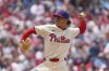 Philadelphia Phillies' Jesús Luzardo pitches during the third inning of a baseball game against the Chicago Cubs Wednesday, June 11, 2025, in Philadelphia. (AP Photo/Matt Slocum)