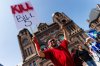 Protesters and community members chant and wave signs, as they listen to speakers during a demonstration opposing Bill 5, outside the Ontario Legislature at Queen's Park in Toronto, Monday, June 2, 2025. THE CANADIAN PRESS/Cole Burston