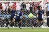 Inter Milan's Francesco Pio Esposito, right, celebrates after scoring his team's first goal during the Club World Cup Group E soccer match between Inter Milan and River Plate in Seattle, Wednesday, June 25, 2025. (AP Photo/Ryan Sun)