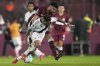 FILE - Philippe Coutinho of Brazil's Vasco da Gama, front, and Damian Moreno of Argentina's Lanus battle for the ball during a Copa Sudamericana Group G soccer match at Nestor Diaz Perez stadium in Buenos Aires, Argentina, Tuesday, May 13, 2025. (AP Photo/Gustavo Garello, File)