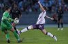Vancouver Rise goalkeeper Morgan McAslan, left, clears the ball away from Halifax Tides' Megumi Nakamura during the second half of an NSL soccer match, in Burnaby, B.C., Monday, May 5, 2025. THE CANADIAN PRESS/Darryl Dyck