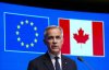 Prime Minister Mark Carney takes part in a press conference during the Canada EU Summit in Brussels, Belgium on Monday, June 23, 2025. THE CANADIAN PRESS/Sean Kilpatrick