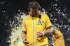 Athletics' Nick Kurtz is splashed by gatorade after he hits a walk off two run home run against the Houston Astros during the 10th inning of a baseball game Thursday, June 19, 2025, in West Sacramento, Calif. (AP Photo/Scott Marshall)