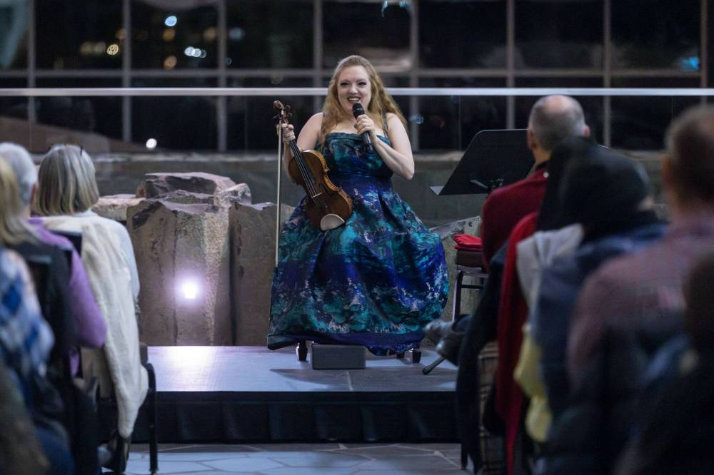 Matt Duboff
American violinist Rachel Barton Pine was featured at Virtuosi Concerts this season.
