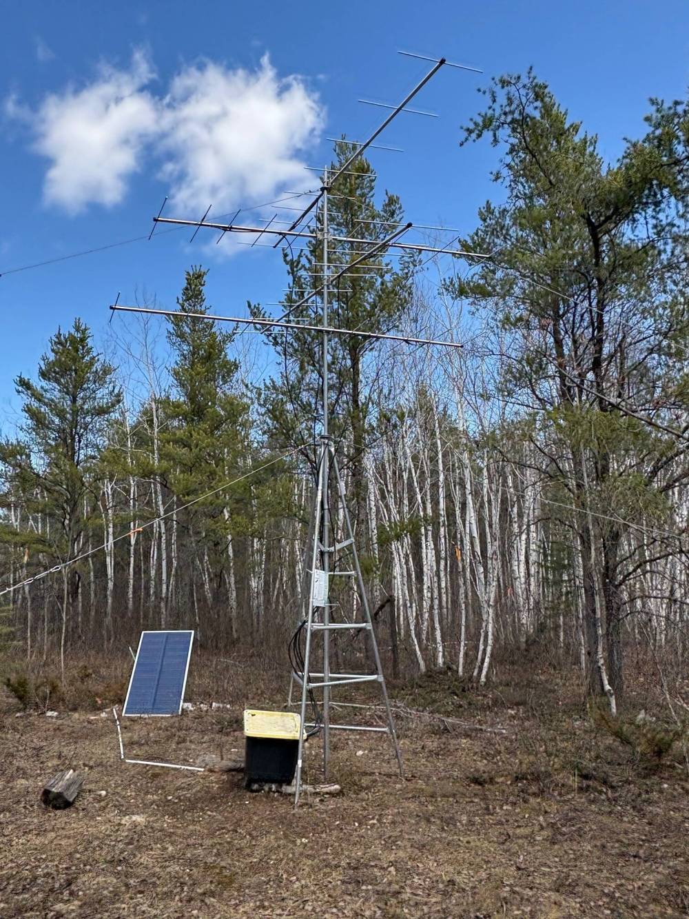 MARTIN ZEILIG PHOTO
The wildlife tracking aerial allows researchers to track tagged bats.