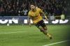 FILE - Wolverhampton Wanderers' Rayan Ait-Nouri celebrates scoring his side's first goal during the English Premier League soccer match between Wolverhampton Wanderers and Liverpool at the Molineux Stadium in Wolverhampton, England, Saturday, Sept. 28, 2024. (AP Photo/Rui Vieira, File)
