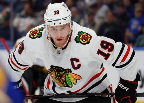 Jeffrey T. Barnes / The Associated Press Files
                                Winnipeg Jets&rsquo; GM Kevin Cheveldayoff said in January that he had been in touch with Jonathan Toews&rsquo; representatives.
