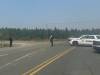 SUPPLIED
                                Manitoba RCMP are maintaining roadblocks outside communities evacuated because of wildfires.