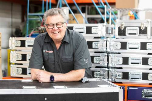 MIKAELA MACKENZIE / FREE PRESS
                                Gary Dealey, founder and owner of Big Deal Custom Cases, at the shop in Winnipeg on Wednesday, June 4, 2025. For Aaron story. Winnipeg Free Press 2025
