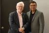 SUPPLIED
                                UN Ambassador Bob Rae (left) with Peguis First Nation Chief Stan Bird.