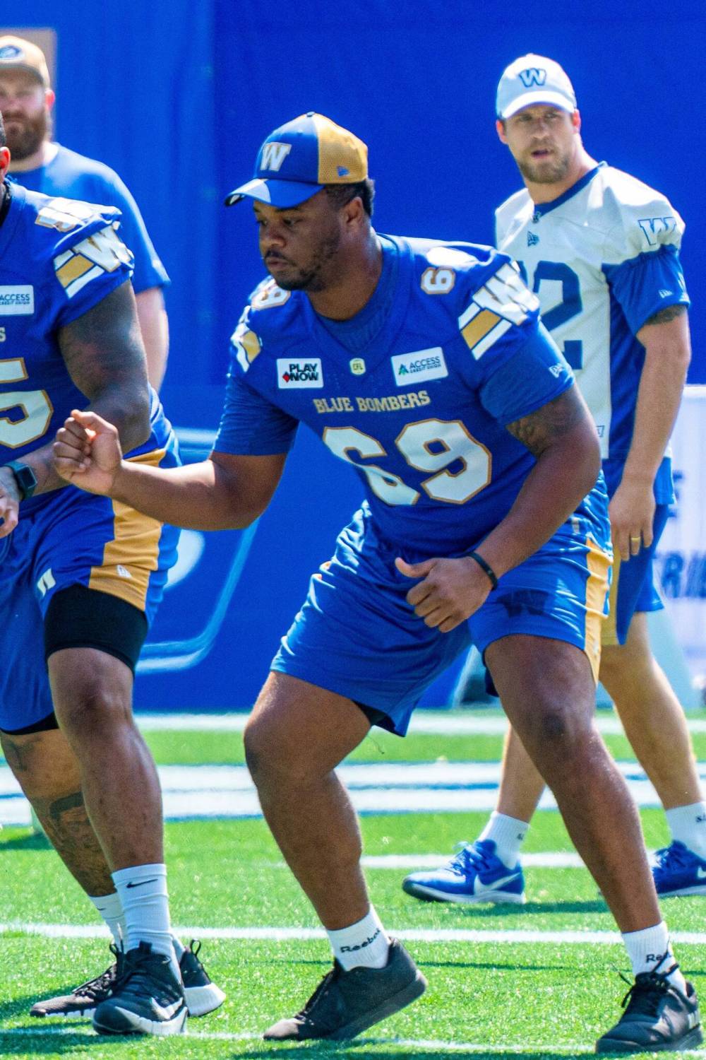 NIC ADAM / FREE PRESS files
Kendall Randolph started five games for the Bombers in 2024.