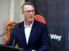 Ruth Bonneville / Free Press
                                Mark Chipman, Executive Chairman, True North Sports + Entertainment speaks at the funding announcement, Monday.