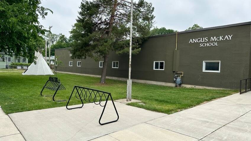 ANGUS MCKAY SCHOOL
Staff at Angus McKay School reported the theft of a teepee on Monday.